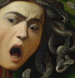 artedelotus:  Caravaggio - Medusa 