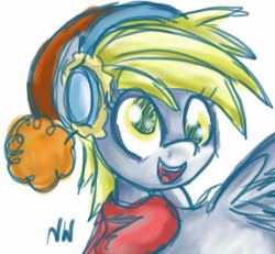 noteworthypony:  Derpy Christmas! (Sorry its so scribbly)  <3