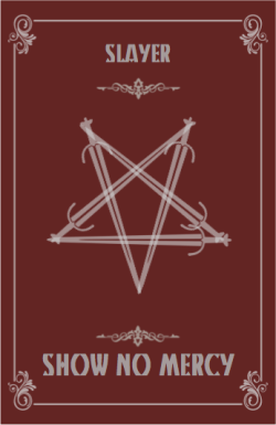 minimal-pulse:  Slayer Album Posters - minimal-pulse