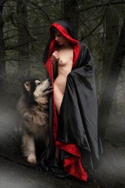 wickedlye:  Red loves her wolf