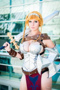 lisa-lou-who:  Leina of Queen’s Blade  Made almost entirely