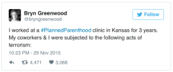 micdotcom:   Former Planned Parenthood employee tweeted the acts