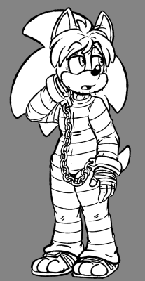 another commission for max! max the prisoner the hedgehog