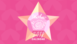 weirdlyprecious:  2018 - Birthstone Calendar! 💕 🗓 first