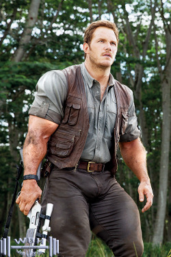 official-wannabehuge:  1. Chris Pratt Raptor Wrangler by wannabehuge   The final Chris Pratt morph in my Jurassic World countdown 
