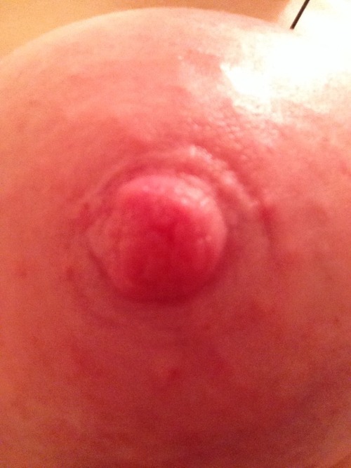 clipsnpins:  Tonightâ€™s events included zip ties and using suction on my nipples for the first time.  Magnificent orbs. The whore has learned to make them so nice and round and purple.