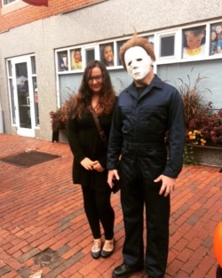 oh just a #tbt in Salem with my Halloween boo before Travi 🔪