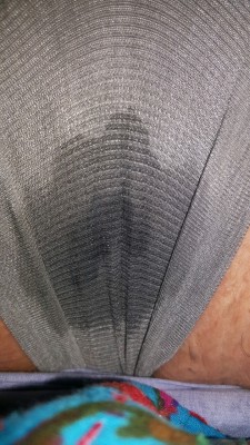 udontlikeituloveit:  This is how wet those panties from yesterday ended up as I used my wand to cum for Master. This is becoming an every day thing. 