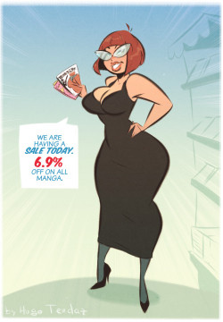 hugotendaz:   Lucy - 6.9 Percent Off - Cartoon PinUp Sketch Commission