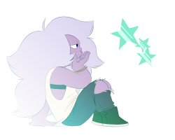 agustintorena:  Amethyst with a ton of green! I don’t think