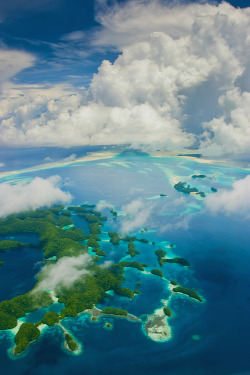 foresity:  Palau Rock Islands from the air || aussieSkiBum 
