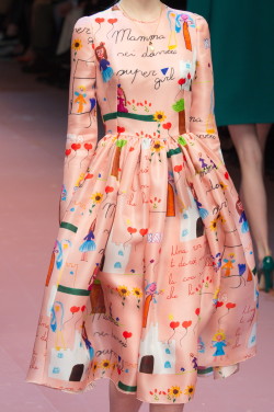 wgsn:Children’s drawings are the print of choice for @dolcegabbana #AW15