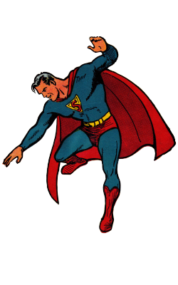 jthenr-comics-vault:  Golden Age SupermanBy Joe Shuster