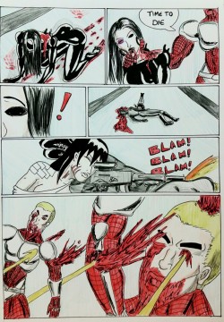 Kate Five vs Symbiote comic Page 125  The explosive return of