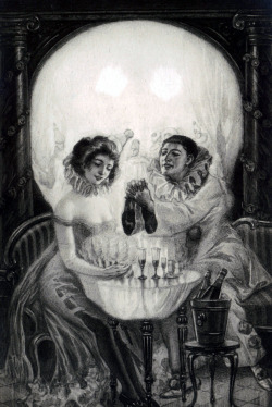 jarretedeboire:L'Amour de Pierrot, Surreal French Memento Mori,