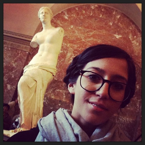 The motherfuckin Venus de Milo. #nobigdeal #classybitch  (at Musée du Louvre)