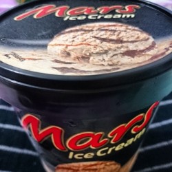 Skipped gym and ending Tuesday with  this… #Mars #icecream