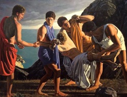 lilacsinthedooryard:  David Ligare (United States, b 1945) Achilles