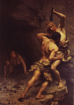 LEON MAXIME FAIVRE - L’envahisseur (The Invader) (1884) Oil