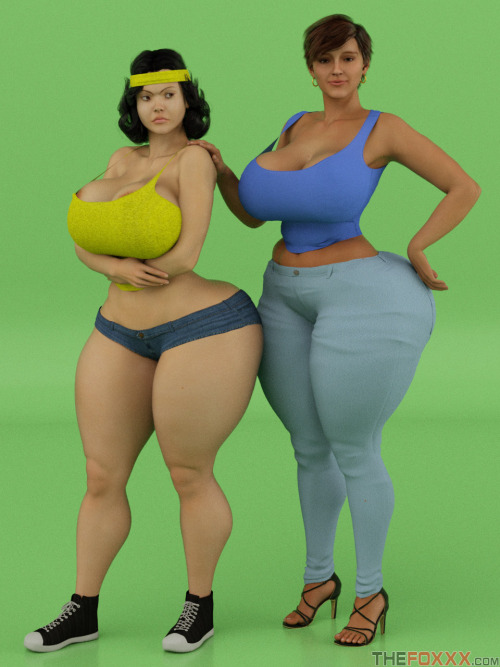 thefoxxx3d:  Crystal Yamanaka and Cindy Yamanaka belong to @wappahofficialblog More pics on my website: http://thefoxxx.com/   They look hot as hell! You did an amazing job on them. My babies look stellar in 3d.