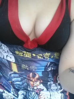 fuck-me-like-you-mean-it-baby:  Work selfie Who wants more boobs?