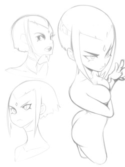 grimphantom2: ninsegado91:   m-boogs:  Raven sketches  Nice Raven