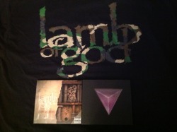 LAMB OF GOD AND NORTHLANE CAME IN THE MAIL 2DAY