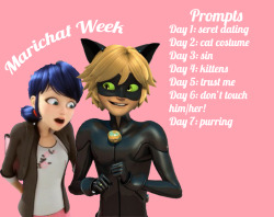 marichatweek:  Official prompts for our very first Marichat Week!Â 