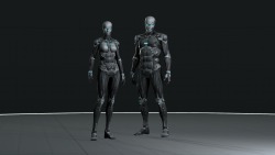 shittyhorsey:  Ghost in the Shell FA - Cyborg SFM models.  xnalara