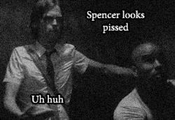 begitalarcos:  Spencer and Derek like each other but neither