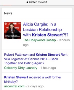 thatfunnyblog:  Kristen Stewart has had a busy week 