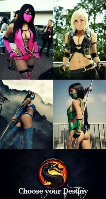 cosplaysleepeatplay:  Mileena, Sonya, Kitana and Jade of Mortal