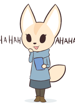 theartmanor:Fenneko is the cutest and silliest at the same time.