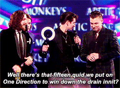  Arctic Monkeys win Best British Group at the 2014 Brit Awards