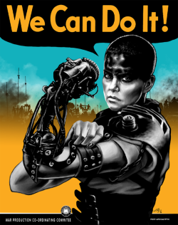 mistressaliceinbondageland: spyrale:  We Can Do It! by hugohugo