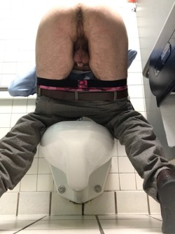 ruckusdog:  Found a fag in the last stall down.