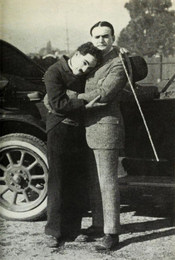 chaplin-images-videos:Charlie and Douglas Fairbanks