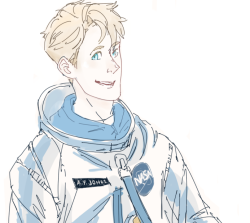 skyootumcrux:  heh astronaut Al in a gemini pressure suit but