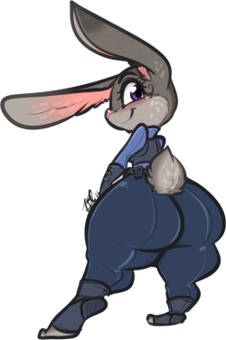 tehbuttercookie:  Just a quick lil doodle of the adorable Judy