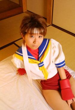 Arisa Kusama - Sakura Kasugano Street Fighter Zero More Cosplay