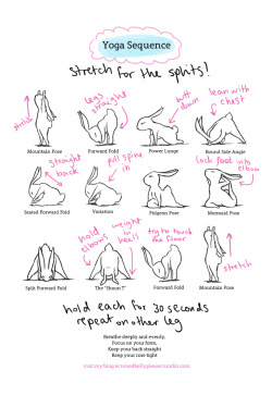 tonedbellyplease:  What’s this? Another bunny yoga sequence