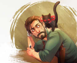 nupao:  “Hey kitty!”Sebastian Castellanos from The Evil Within