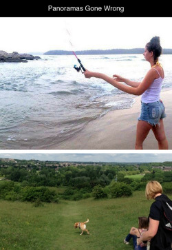 tastefullyoffensive:  Panorama Photos Gone Wrong [via]Previously: