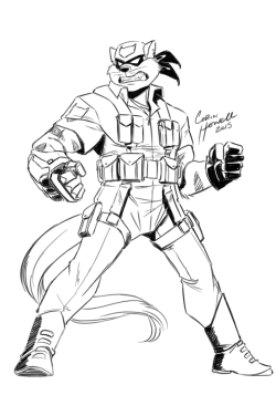 rinpin:  More Swat Kats doodles. This time we have a good guy