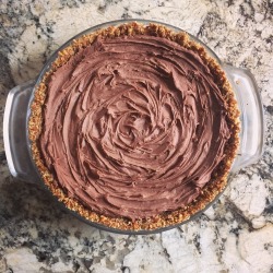 aud-berry:  Chocolate, peanut butter pie with a pretzel crust.