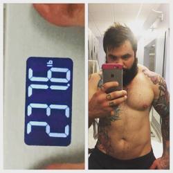 xtofux:  And this will totally be my largest weight cut to 220