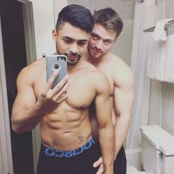 hot-cute-gay-couple:💞THOSE ABSSSSSS AHHH💞 #gay #gays #gaykissing
