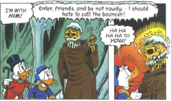 glitteringgoldie:  “Donald Duck laughs in the face of death!