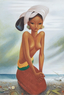   Balinese Woman, by Miguel Covarrubias, via La Conchiglia Di