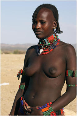Ethiopia Travel Photography &ldquo;Girl at Hamer Village&rdquo; Turmi.734 by Hans Hendriksen  